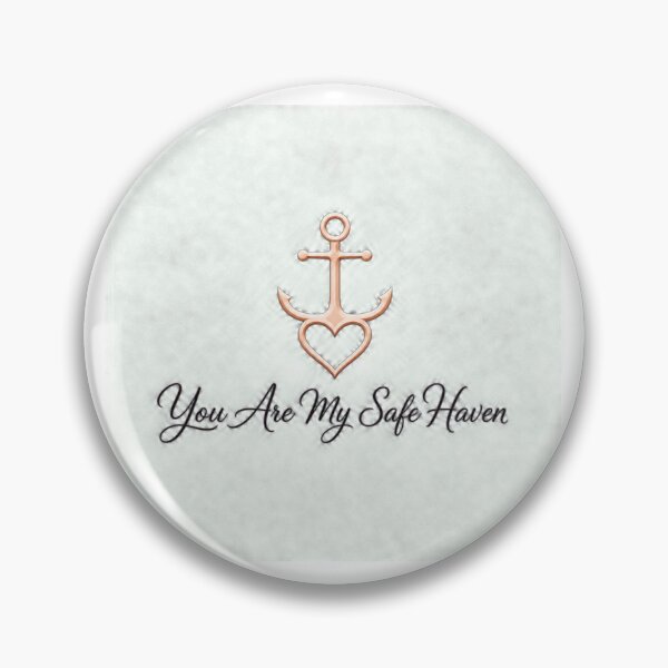 Item preview, You Are My Safe Haven Minimalist Anchor Heart Art designed and sold by Aliplus+.