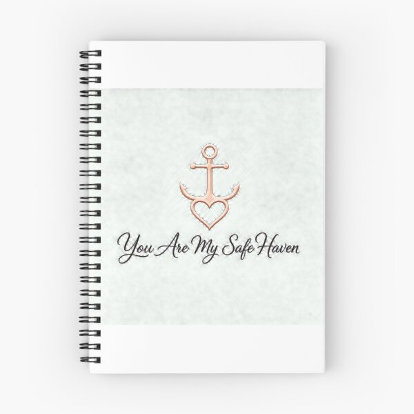 Item preview, You Are My Safe Haven Minimalist Anchor Heart Art designed and sold by Aliplus+.