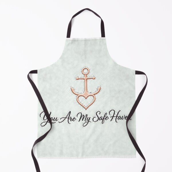 Item preview, You Are My Safe Haven Minimalist Anchor Heart Art designed and sold by Aliplus+.