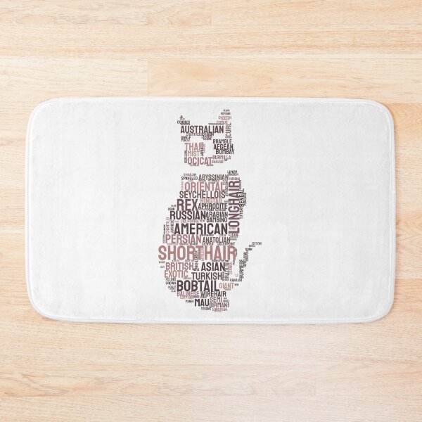 Item preview, Magneto Cat Breeds Typography Silhouette Design designed and sold by AyfuDesigns.
