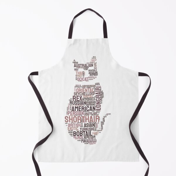 Item preview, Magneto Cat Breeds Typography Silhouette Design designed and sold by AyfuDesigns.