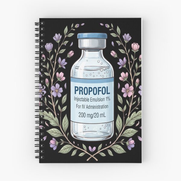Item preview, Propofol Anesthesiologist Flourished Bottle Future Doctor Anesthetic designed and sold by Shopun.