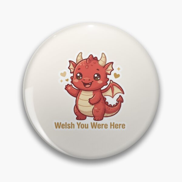 Item preview, Welsh You Were Here – Cute Cymru Travel Pun designed and sold by Cerys-GS.