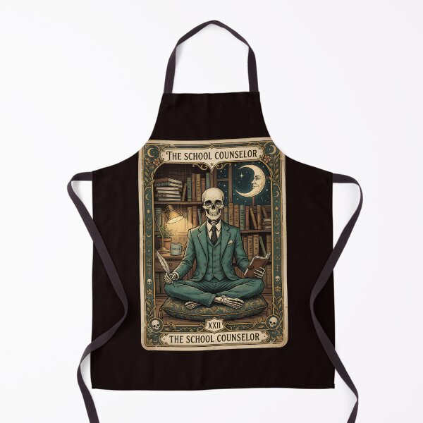 Item preview, School Counselor Tarot card Skeleton Counseling Halloween designed and sold by w66aboo.