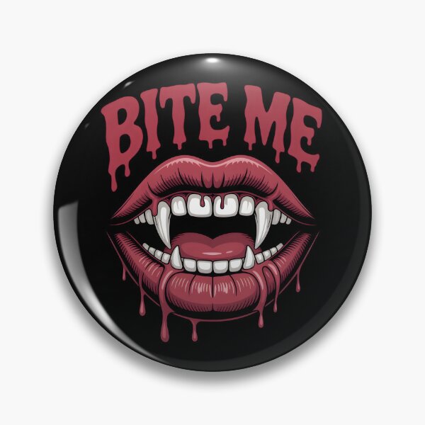 Item preview, Bite Me – Funny Vampire Halloween Design designed and sold by Jollys-ArtShop.