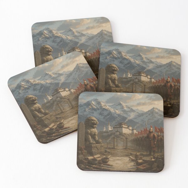 Item preview, Guardians of the Himalayan Citadel – Ancient Mountain Expedition designed and sold by AmesTolland.