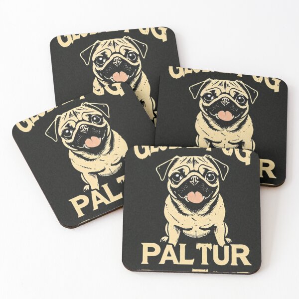Artikelvorschau, Art - Colorful Pug Cartoon, Vintage Pop Art Illustration entworfen und verkauft von World-Pets.