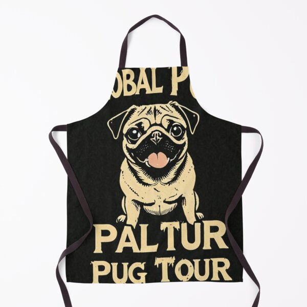 Item preview, Art - Colorful Pug Cartoon, Vintage Pop Art Illustration designed and sold by World-Pets.