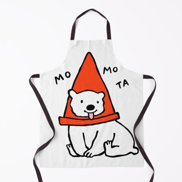 Item preview, Momota polar bear cup with road cone designed and sold by Inna Ruda.