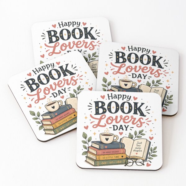 Item preview, Happy Book Lovers Day Coffee Books designed and sold by palozashop.