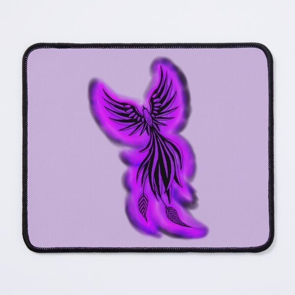Item preview, Purple Flame Phoenix - Mystical Arcane Firebird Art designed and sold by URSM.