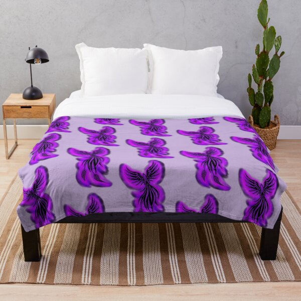 Item preview, Purple Flame Phoenix - Mystical Arcane Firebird Art designed and sold by URSM.