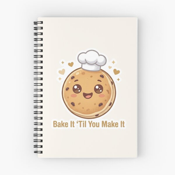 Item preview, Bake It Till You Make It – Welsh Cake Kawaii Pun designed and sold by Cerys-GS.