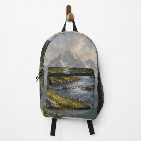 Item preview, Golden Valley River Landscape Art designed and sold by hutofdesigns.