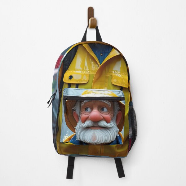 Item preview, Old Fart walking through the town wearing waterproofs in the rain designed and sold by Colin Bentham.