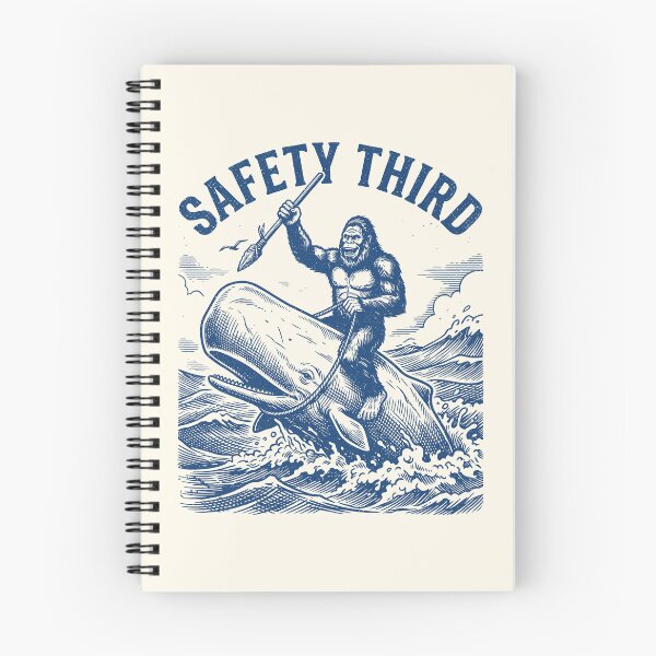 Item preview, Safety Third Bigfoot Whale Rider Retro Nautical   designed and sold by Y-Vibes.