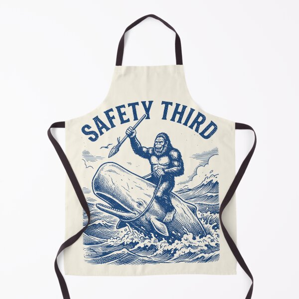 Item preview, Safety Third Bigfoot Whale Rider Retro Nautical designed and sold by Y-Vibes.