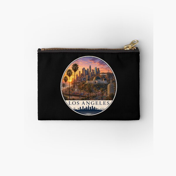 Item preview, Los Angeles Landmark Skyline Travel Sticker designed and sold by Beyond Destinations.