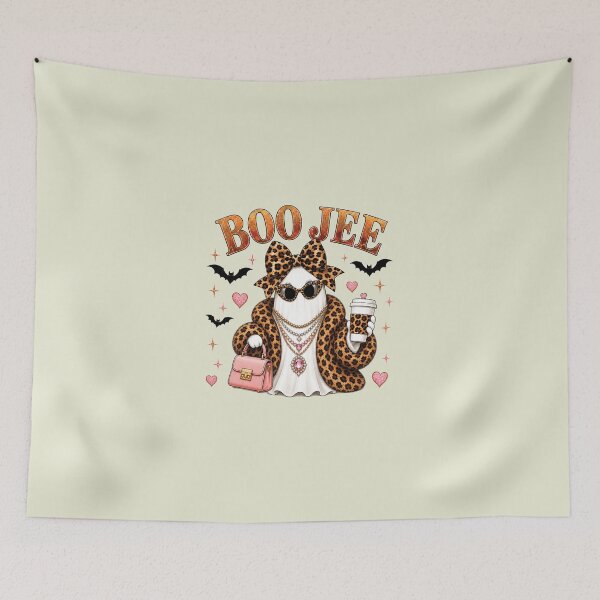 Item preview, Boo JEE Coquette Leopard Ghost Coffee Halloween Boujee Ghost designed and sold by msmeylin.