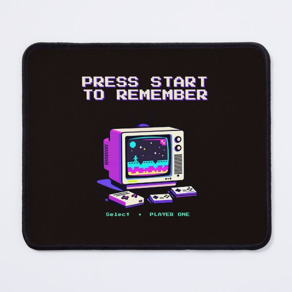 Item preview, Press Start To Remember the Old Days of Console Gaming designed and sold by Snapdragon Designs.