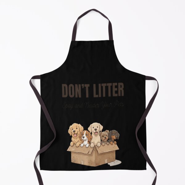 Item preview, Don't Litter. Spay and Neuter Your Pets (Dog) designed and sold by Shopun.