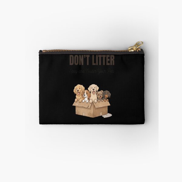 Item preview, Don't Litter. Spay and Neuter Your Pets (Dog) designed and sold by Shopun.