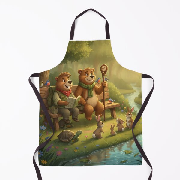 Item preview, Happy Beaver Adventures – The First Visitors to the Woodland Rest designed and sold by Clothes With Smiling Animals Walt Gral.