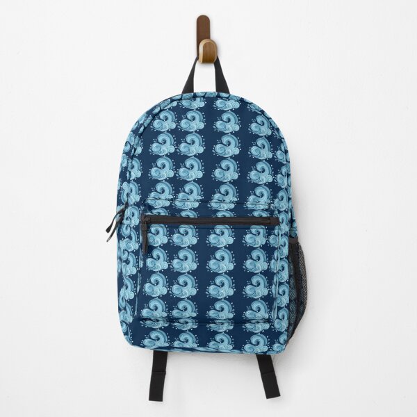 Item preview, Blue Ocean Waves Swirls Nautical Seamless Pattern designed and sold by Jyoti Digital Artist.