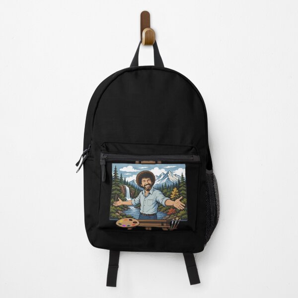Item preview, Bob Ross Happy Little Trees Nature Painting Vintage Artwork designed and sold by karamram.