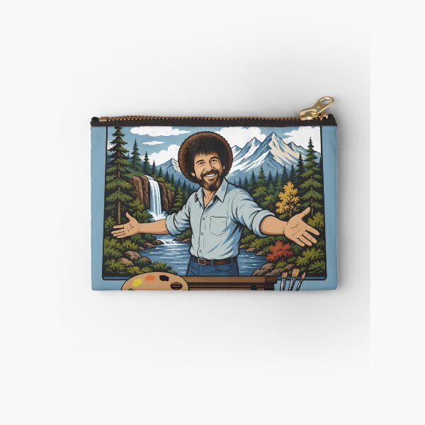 Item preview, Bob Ross Happy Little Trees Nature Painting Vintage Artwork designed and sold by karamram.