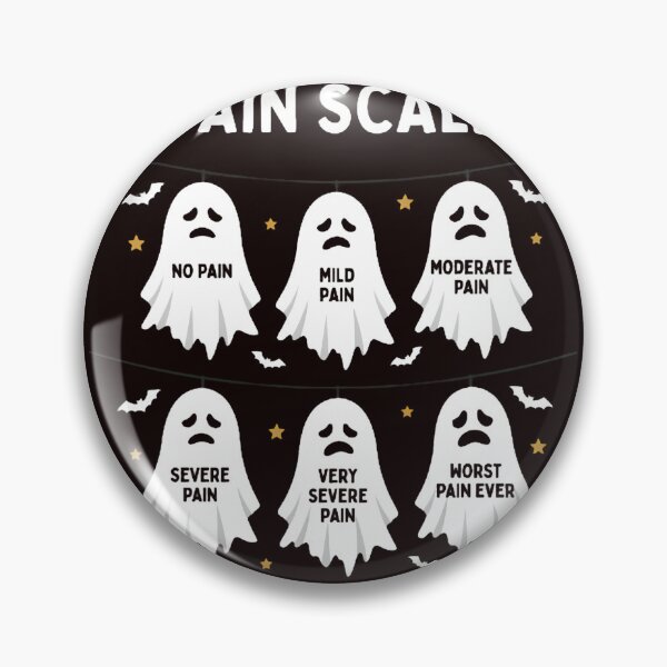 Item preview, Hang Ghost Pain Scale Pain Assessment Trauma Nurse Halloween designed and sold by w66aboo.