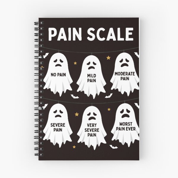 Item preview, Hang Ghost Pain Scale Pain Assessment Trauma Nurse Halloween designed and sold by w66aboo.