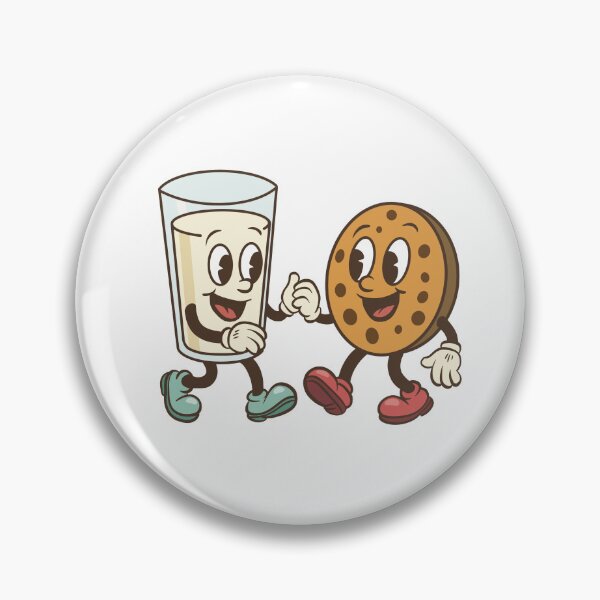 Item preview, Retro Cookies and Milk Art designed and sold by GraphicWorlds.