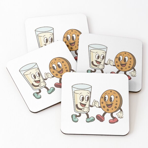 Item preview, Retro Cookies and Milk Art designed and sold by GraphicWorlds.