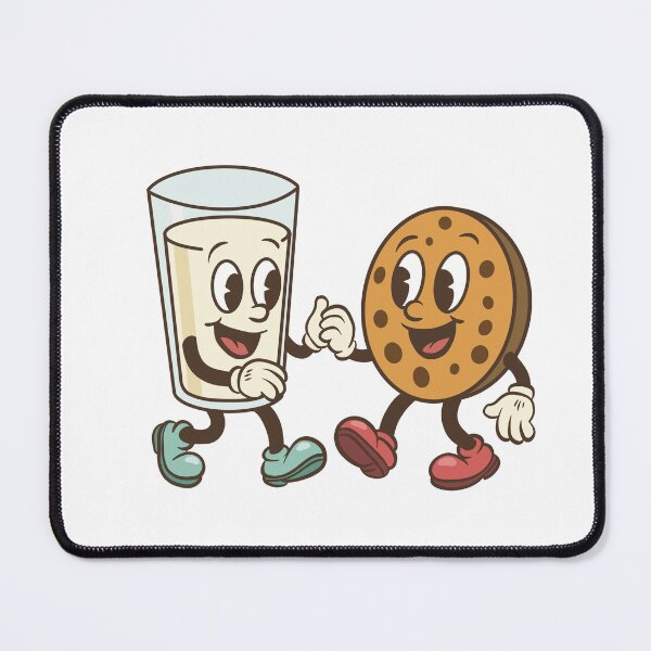 Item preview, Retro Cookies and Milk Art designed and sold by GraphicWorlds.