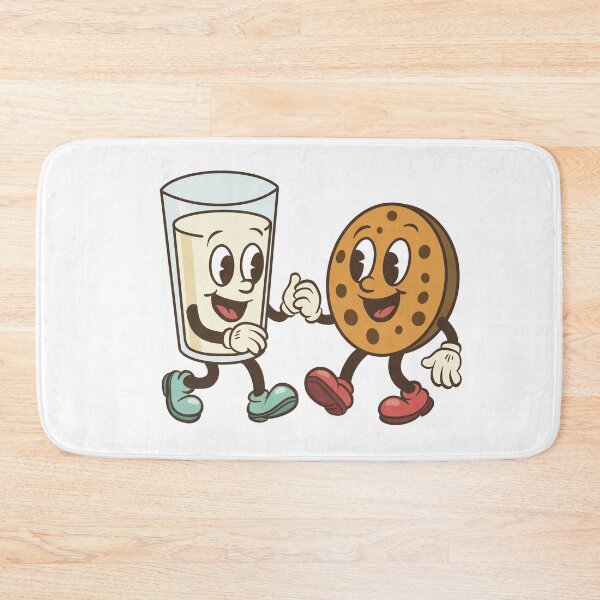 Item preview, Retro Cookies and Milk Art designed and sold by GraphicWorlds.