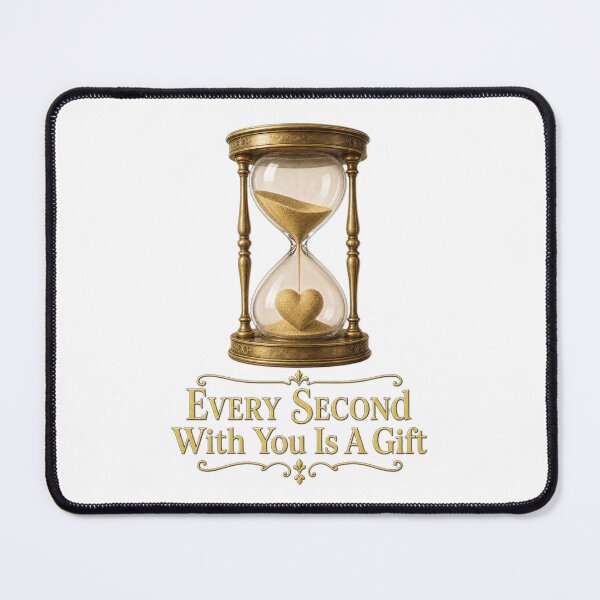 Item preview, Every Second With You Is A Gift Vintage Hourglass designed and sold by Aliplus+.
