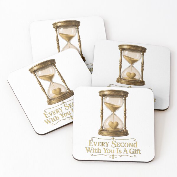 Item preview, Every Second With You Is A Gift Vintage Hourglass designed and sold by Aliplus+.