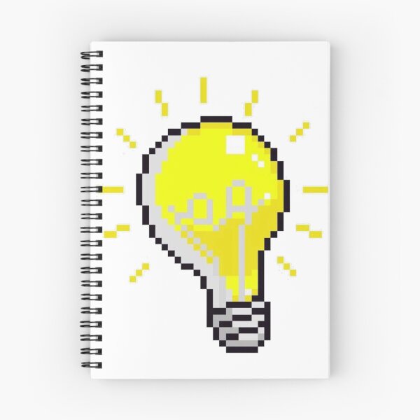 Item preview, Pixel Art Lightbulb Idea 8-Bit Design designed and sold by The-SilentPlace.