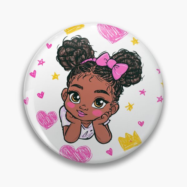 Item preview, Beautiful Day Dream Girl Crowns and Hearts Print Pattern designed and sold by RichardRags.