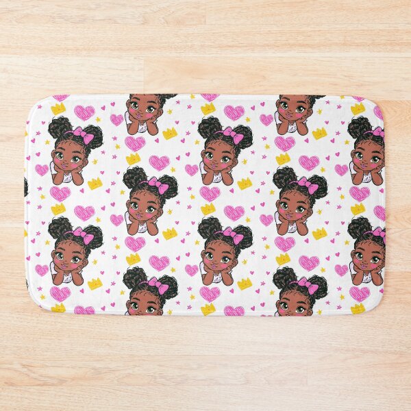 Item preview, Beautiful Day Dream Girl Crowns and Hearts Print Pattern designed and sold by RichardRags.