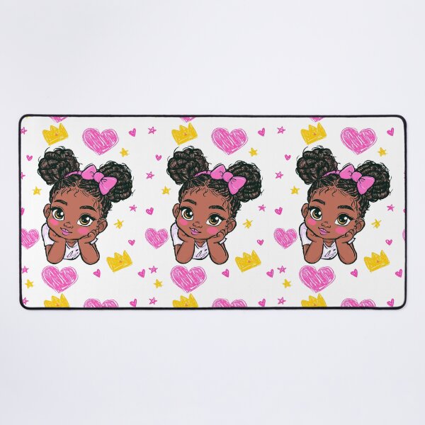 Item preview, Beautiful Day Dream Girl Crowns and Hearts Print Pattern designed and sold by RichardRags.