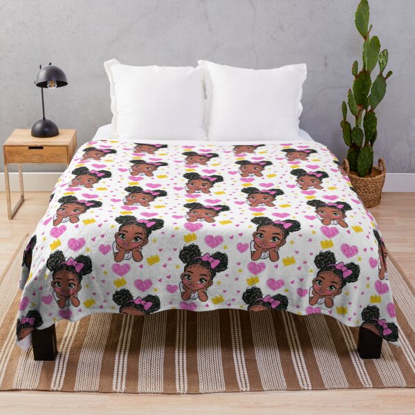 Item preview, Beautiful Day Dream Girl Crowns and Hearts Print Pattern designed and sold by RichardRags.
