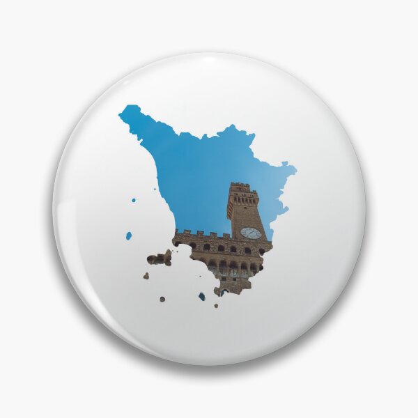Item preview, Tuscany Map Palazzo Vecchio Florence Tower Architecture Silhouette designed and sold by Maroan93.