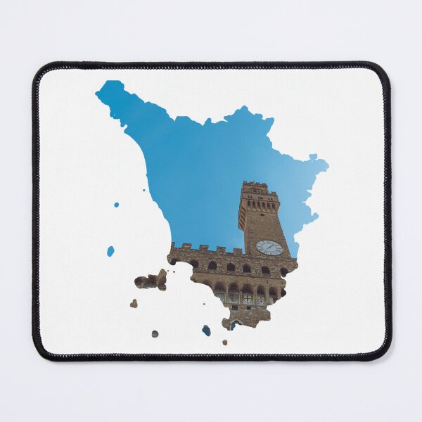 Item preview, Tuscany Map Palazzo Vecchio Florence Tower Architecture Silhouette designed and sold by Maroan93.