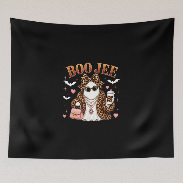 Item preview, Boo JEE Coquette Leopard Ghost Coffee Halloween Boujee Ghost 2 designed and sold by msmeylin.
