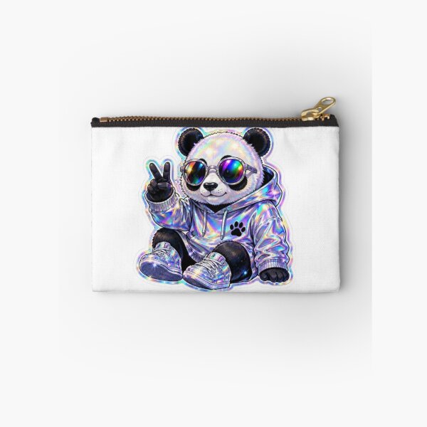 Item preview, Cool Holographic Panda Wearing  designed and sold by Snurly.
