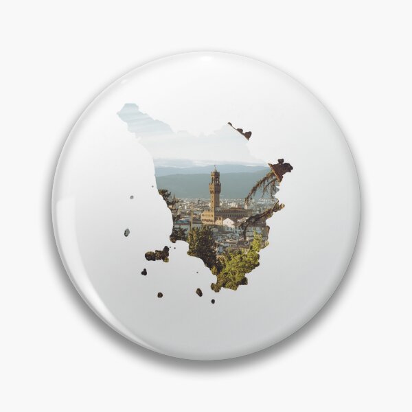 Item preview, Tuscany Map Palazzo Vecchio Florence Tower Architecture Silhouette V2 designed and sold by Maroan93.