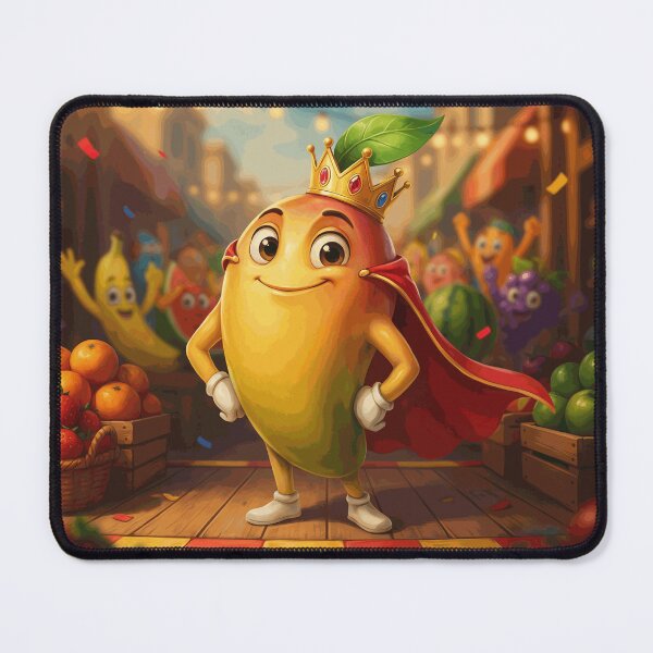 Item preview, King Mango’s Market Celebration – Cheerful Fruit Kingdom designed and sold by AubinDelcourt.