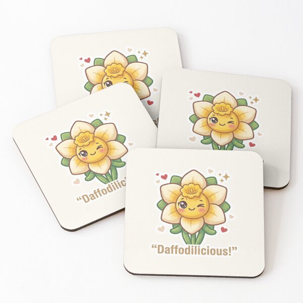 Item preview, Daffodilicious – Cute Welsh Flower Pun designed and sold by Cerys-GS.